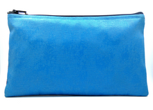 Charger l'image dans la galerie, ANGELE - Suédine bleue & Toile enduite turquoise