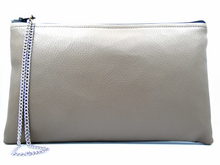 Charger l'image dans la galerie, ANGELE - Enduction taupe & Enduction bleue canard