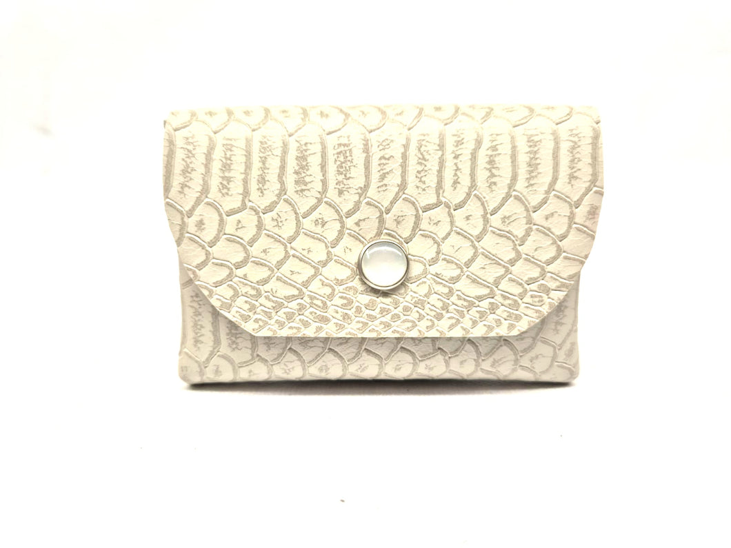 LOLA - Ecailles serpent blanc